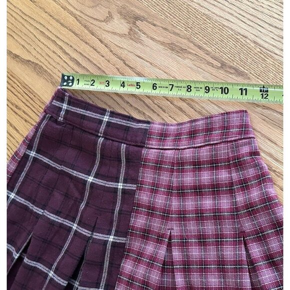 Hollister Plaid Mini Skirt Ultra High Rise Size XS 90s Y2K Clueless Preppy - Picture 7 of 7